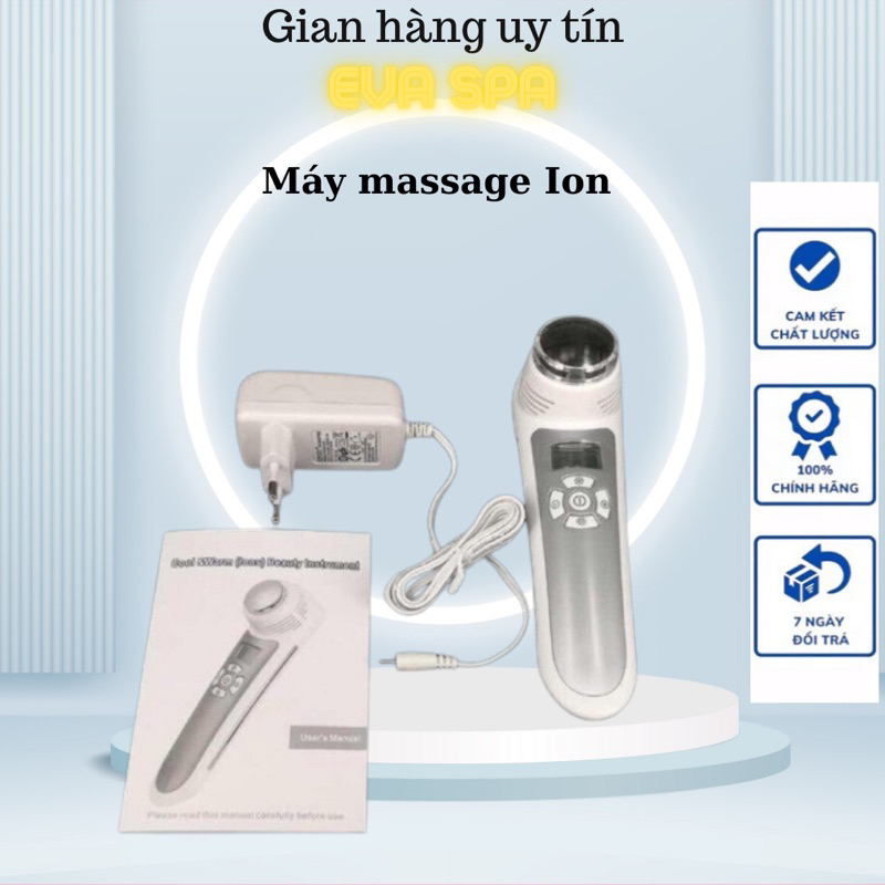 Búa nóng lạnh đẩy tinh chất chăm sóc da masage mặt công nghệ ION Cool & Warm SK-0802 -B4