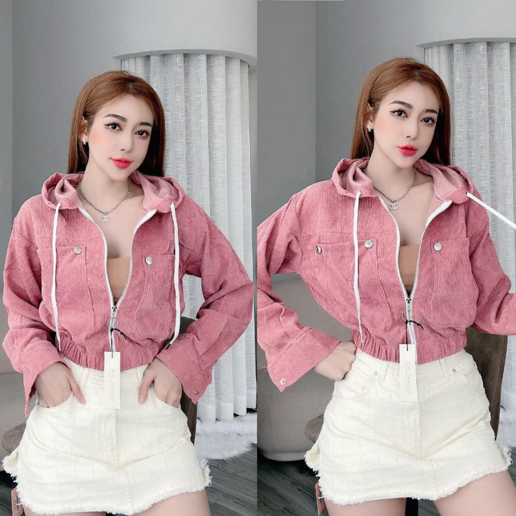 ÁO KHOÁC CHẤT LIỆU NHUNG TRƠN CÓ NÓN BO THUN RỘNG NÚT TÚI TRƯỚC CÁ TÍNH CÓ 7 MÀU HÓT NHẤT THỊ TRƯỜNG FORM CHUẨN VNXK