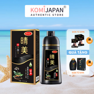 Phủ bạc Komi japan nhuộm tóc thảo dược chai 500ml