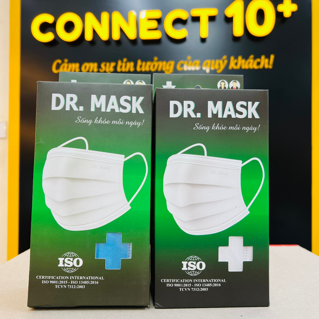 KHẨU TRANG Y TẾ - Dr.Mask CHÍNH HÃNG kèm giấy chứng nhận hàng chính hãng