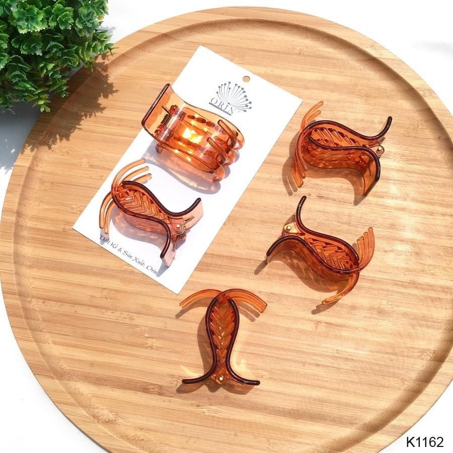 Sét 12 kẹp tóc càng cua 3 răng & 5 răng Mix màu