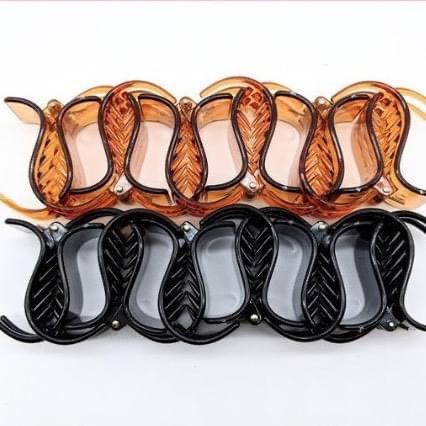 Sét 12 kẹp tóc càng cua 3 răng & 5 răng Mix màu