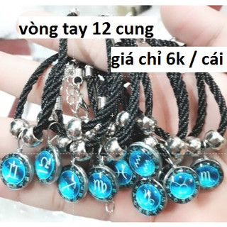 Vòng tay 12 cung hoàng đạo giá rẻ 1 cái / 6k  [ vòng tay 12 cung hoàng đạo ]