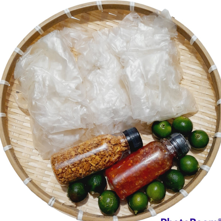 Bánh Tráng Rìa Phơi Sương Kèm Muối Nhuyễn | Nghiện Store | Freeship