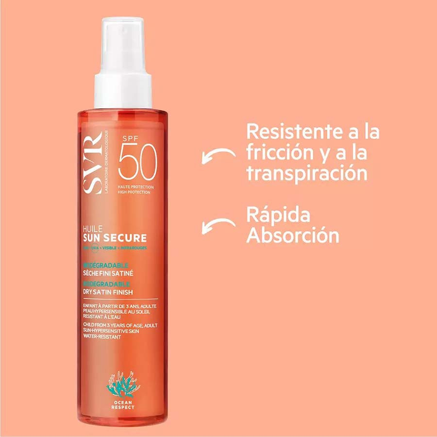 Xịt Chống Nắng SVR Huile Sun Secure Sun Oil SPF50 200ml