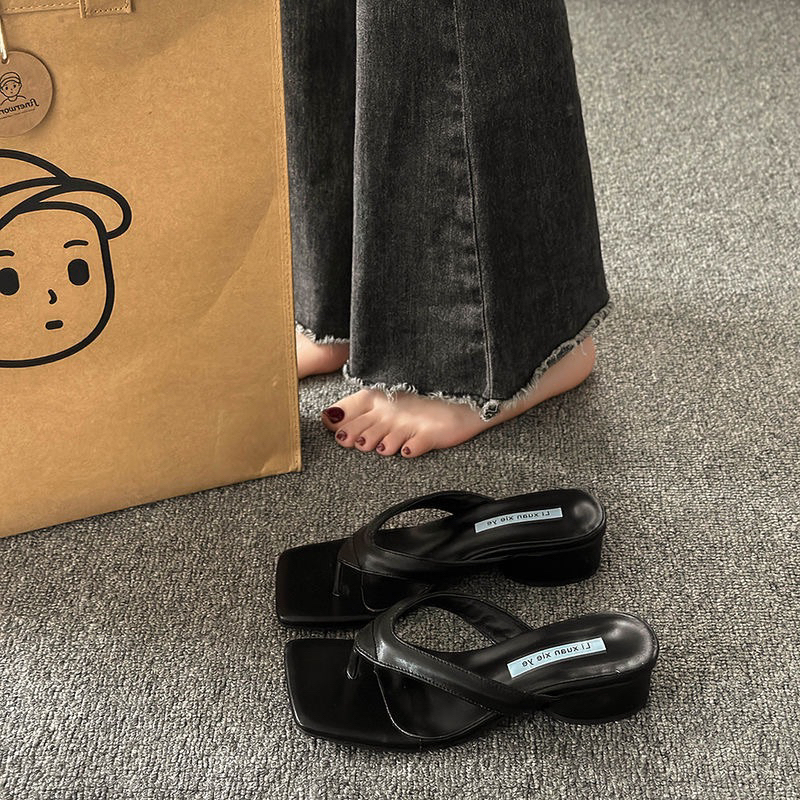 Sandal xỏ ngón đế cao 3CM mẫu mới xuân hè 2023