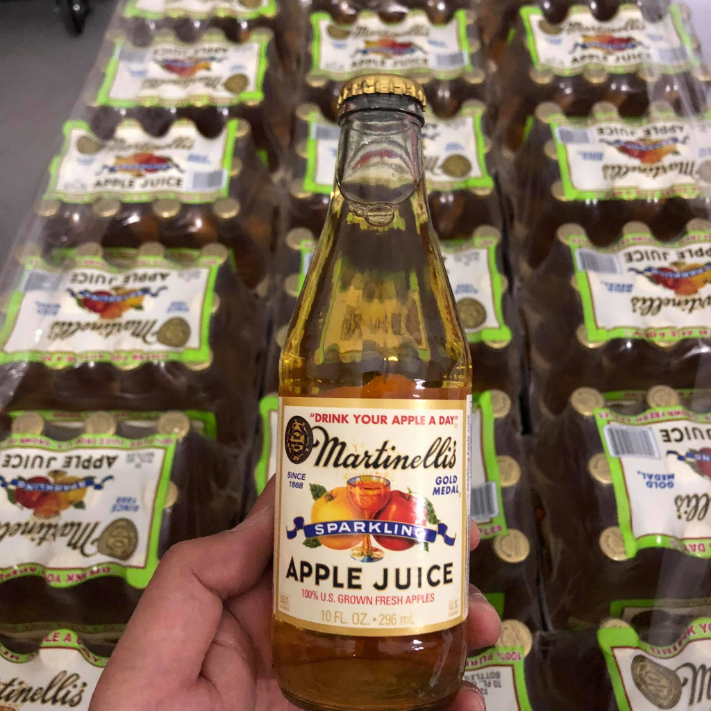 Nước ép táo nguyên chất Martinellis chai 296ml