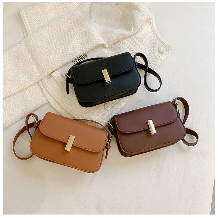 Túi xách vuông đeo chéo kẹp nách sang trọng vintage - T011