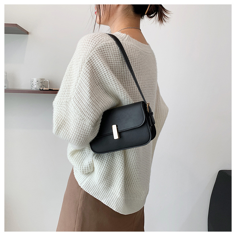 Túi xách vuông đeo chéo kẹp nách sang trọng vintage - T011
