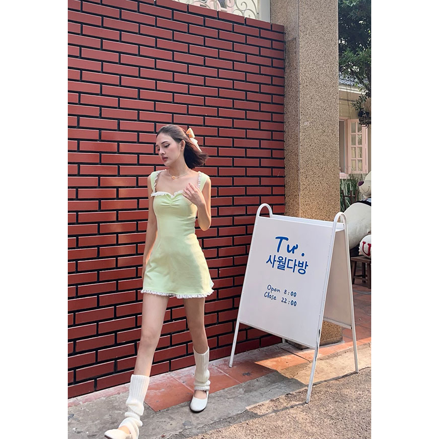 Romantico- Barbiecore mini dress