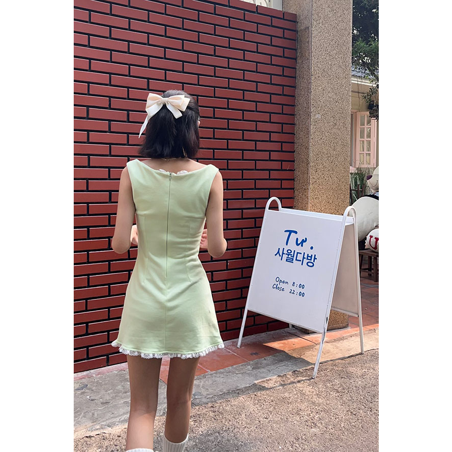 Romantico- Barbiecore mini dress