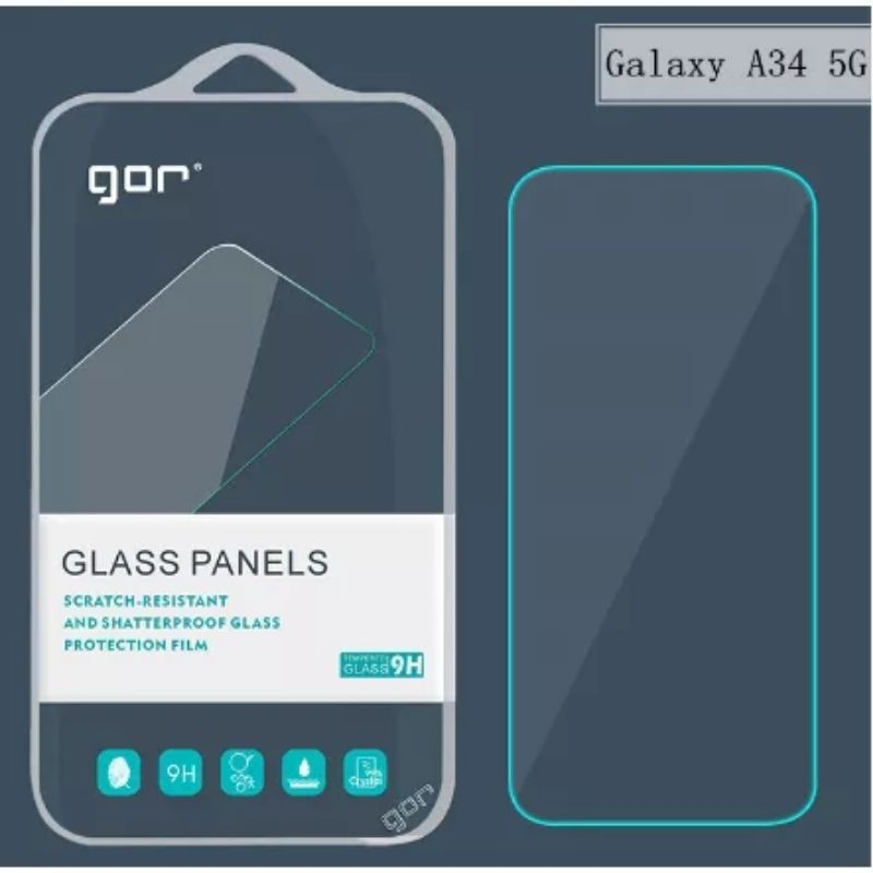 Bộ 2 kính cường lực gor samsung A34 5G kính trong suốt