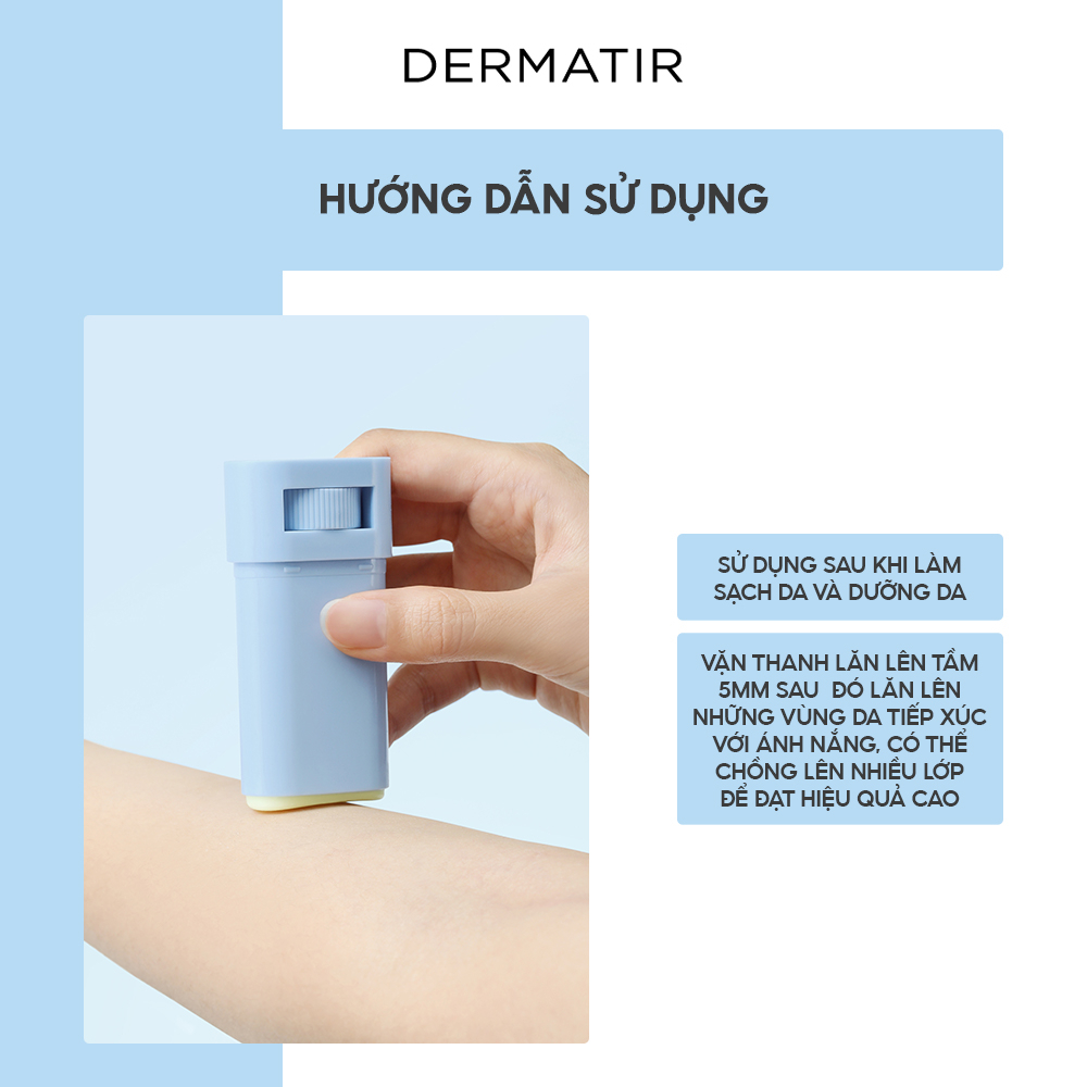 Kem Chống Nắng Dạng Thỏi DERMATIR Off The Sun Cotton Stick 19g