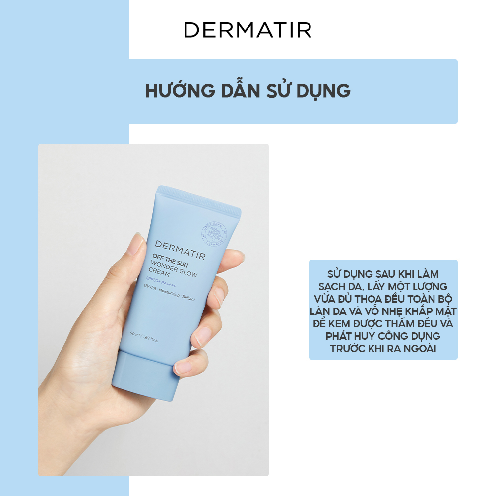 Kem Chống Nắng DERMATIR Off The Sun Wonder Glow Cream 50ml