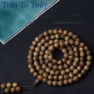 Vòng Tay Trầm Hương Chuỗi Tràng Hạt 108 6mm Trầm Tốc -trantothuy