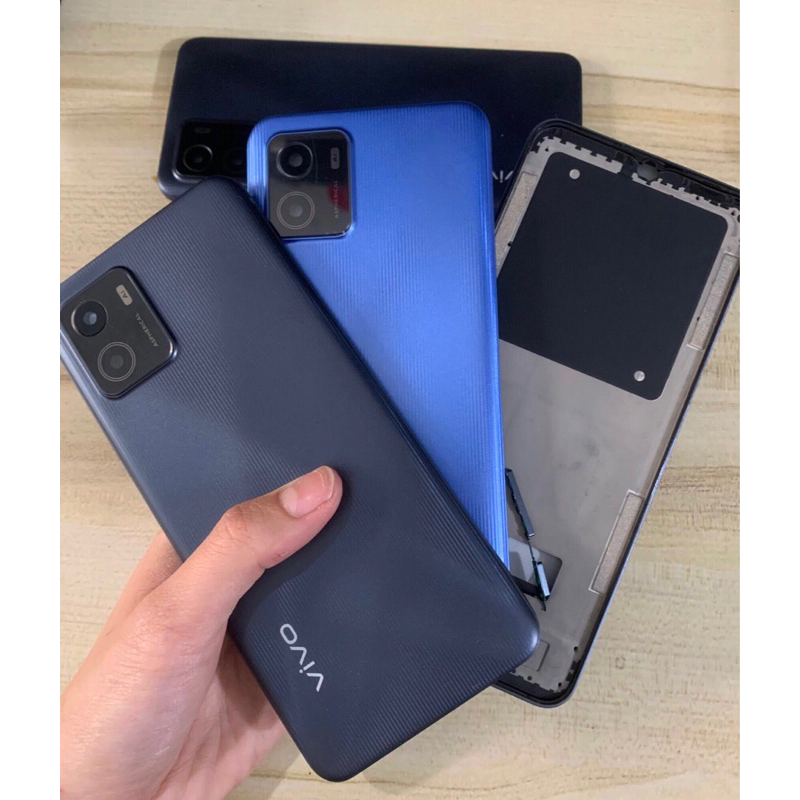 Combo Màn Hình Bộ Vỏ + Sườn ViVO Y01 / Y15a Zin ( Tặng Keo Dán )