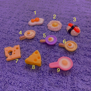 Charm mini trang trí mô hình đồ ăn