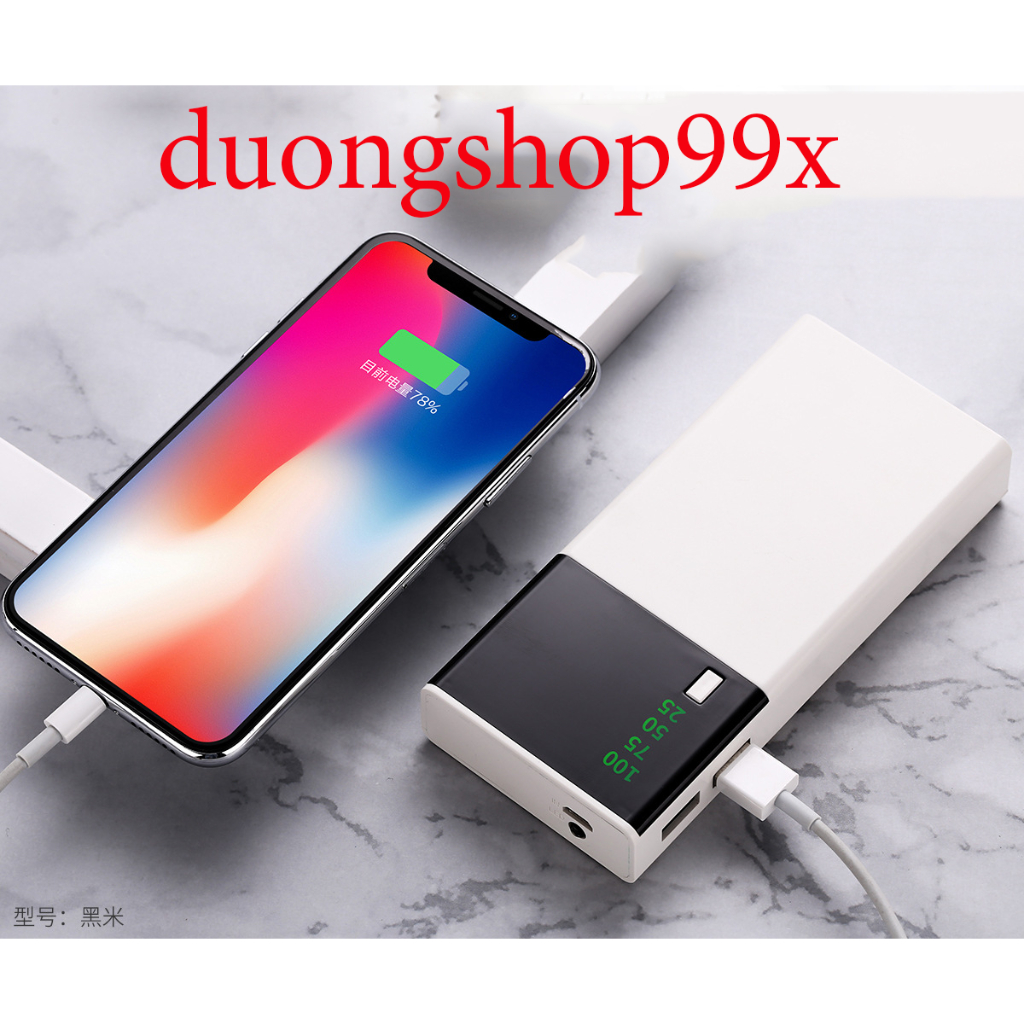 Pin sạc dự phòng 30000mah sạc nhanh 65W màn hình LED có đèn chiếu sáng-duongshop99x