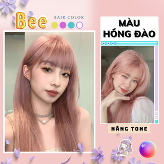 Thuốc nhuộm tóc màu HỒNG ĐÀO  | Bee haircolor, Beehaircolor