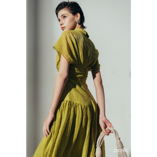 Váy xếp ly vai chờm D.CHIC MS: 2813274