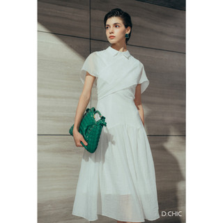 Váy xếp ly vai chờm D.CHIC MS: 2813274