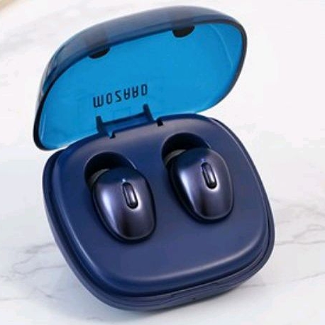 Tai nghe Bluetooth TWS Mozard Q8 Xanh Navy