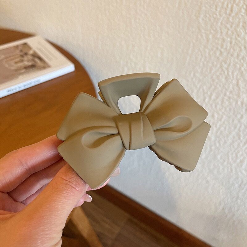 Kẹp Tóc Hình Nơ Phong Cách Nhật Hàn Retro Đơn Giản Thời Trang Thu Đông
