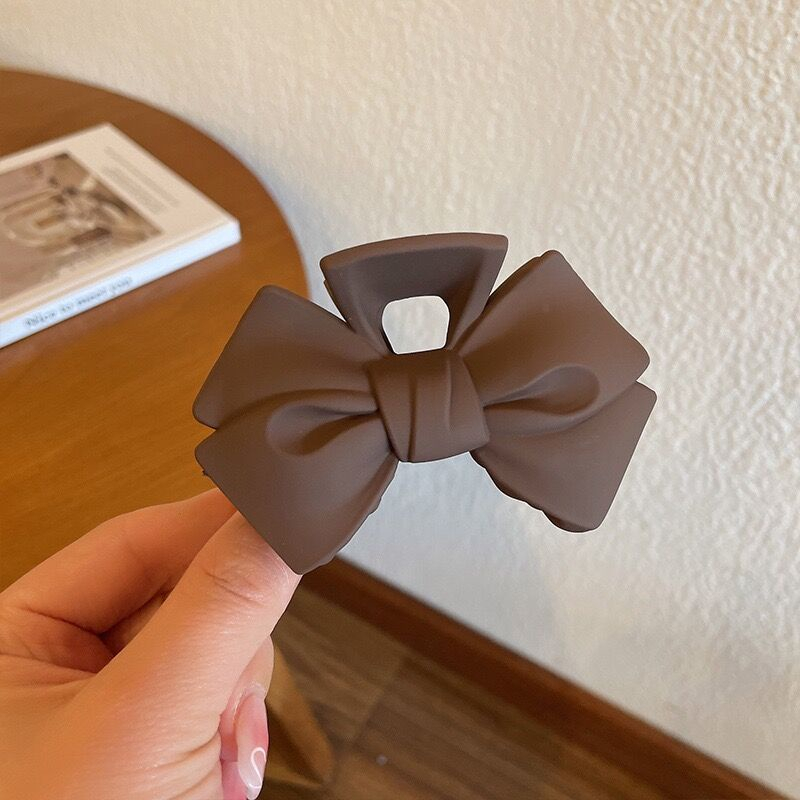 Kẹp Tóc Hình Nơ Phong Cách Nhật Hàn Retro Đơn Giản Thời Trang Thu Đông