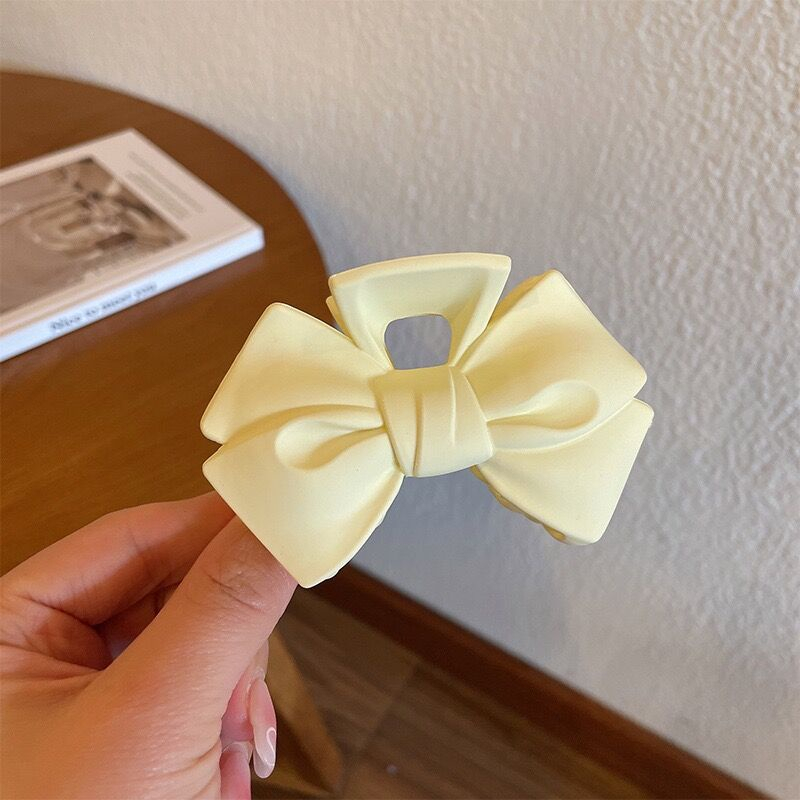 Kẹp Tóc Hình Nơ Phong Cách Nhật Hàn Retro Đơn Giản Thời Trang Thu Đông