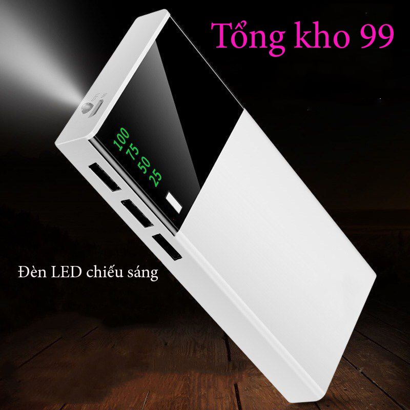 Pin sạc dự phòng power 30.000mAh 2 cổng -Hàng Chính Hãng-tongkho99