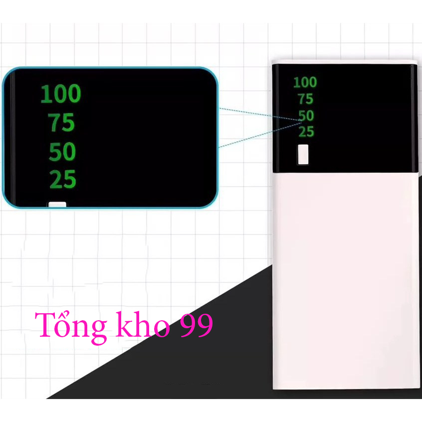 Pin sạc dự phòng power 30.000mAh 2 cổng -Hàng Chính Hãng-tongkho99