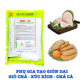 1Kg Bột giòn dai VMC-K7 chuyên dùng cho giò chả, gà ủ muối, chả cá, chả mực, nem chua, xúc xích