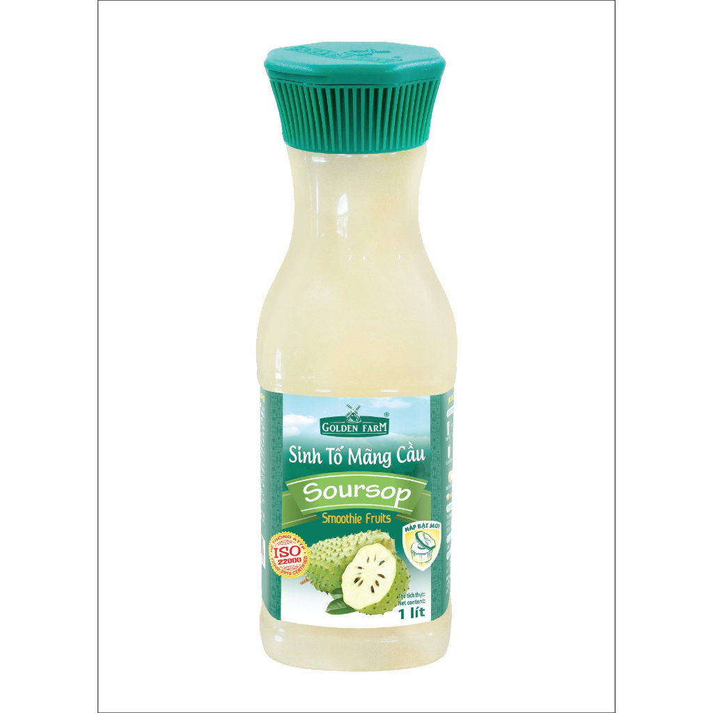 Sinh Tố Mãng Cầu Golden Farm Chai 1L