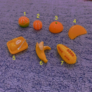Charm mini trang trí mô hình đồ ăn