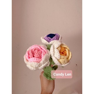 hoa hồng len, hoa hồng len handmade