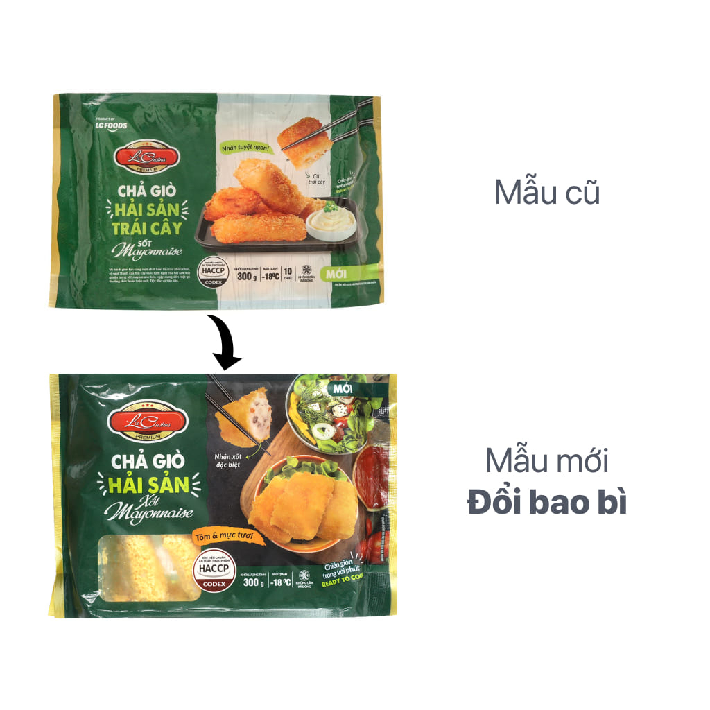 Chả Giò Hải Sản Trái Cây Sốt Mayonaise La Cusina Đông Lạnh Gói 300G