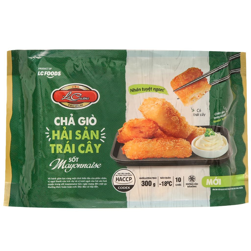 Chả Giò Hải Sản Trái Cây Sốt Mayonaise La Cusina Đông Lạnh Gói 300G