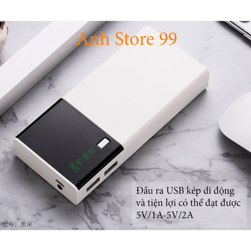 Pin Dự Phòng  30000mah 2 Cổng Sạc Vào - BH 1 Năm-anhstore99