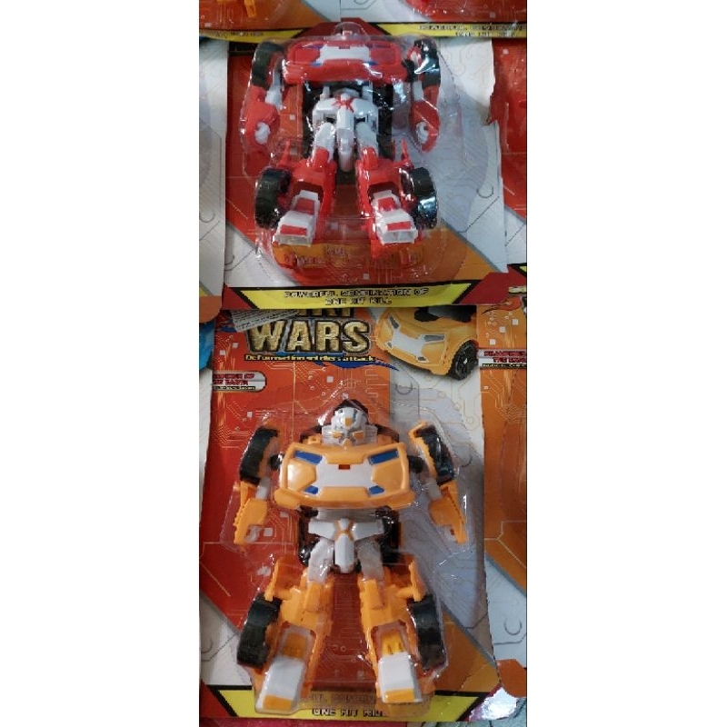 Đồ chơi trẻ em Genki wars siêu nhân biến hình thành xe ô tô