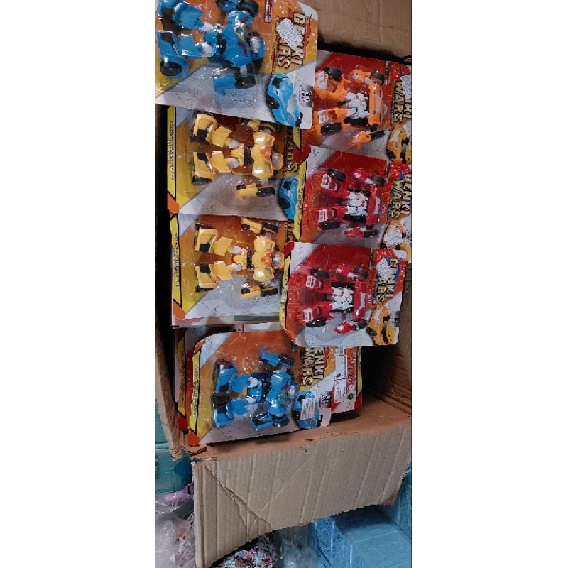 Đồ chơi trẻ em Genki wars siêu nhân biến hình thành xe ô tô