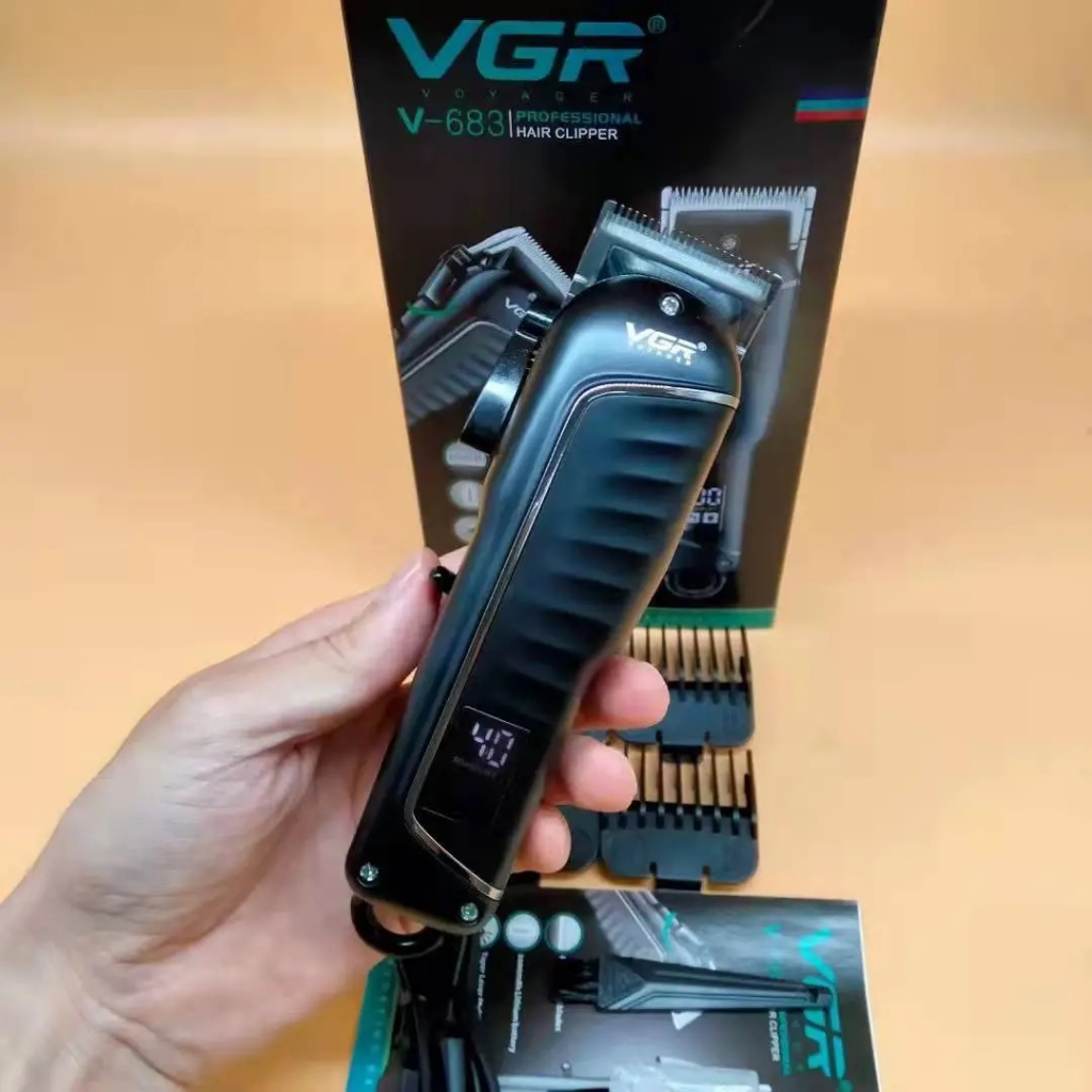 Tông Đơ Cắt Tóc Chuyên Nghiệp VGR V-683 Hair Trimmer Cord And Cordless Hair Clipper -HRV683