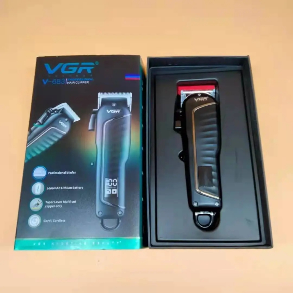 Tông Đơ Cắt Tóc Chuyên Nghiệp VGR V-683 Hair Trimmer Cord And Cordless Hair Clipper -HRV683