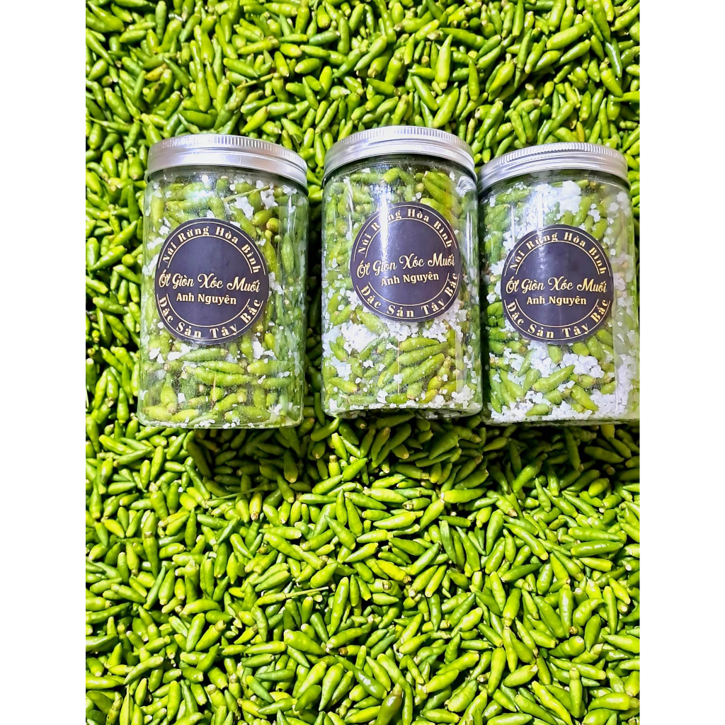 Ớt Gió Rừng Xóc Muối Đặc Sản Núi Rừng Hòa Bình