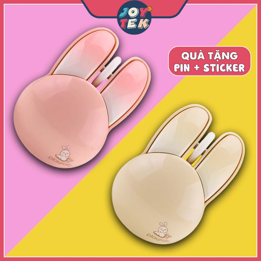 [Tặng Pin] Chuột Không Dây Tai Thỏ Cute Dễ Thương MOFII M6 Playgrab sử dụng cho máy tính, điện thoại, table | BigBuy360 - bigbuy360.vn