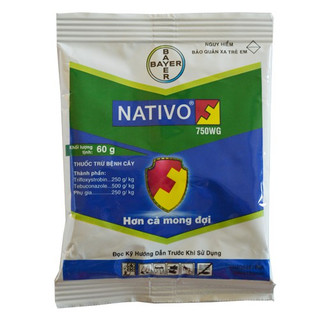 Đặc trị thán thư/ nativo 750wg/ 60gr