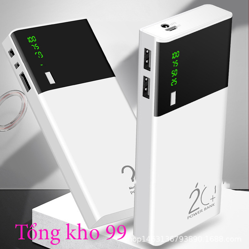 Pin sạc dự phòng power 30.000mAh 2 cổng -Hàng Chính Hãng-tongkho99