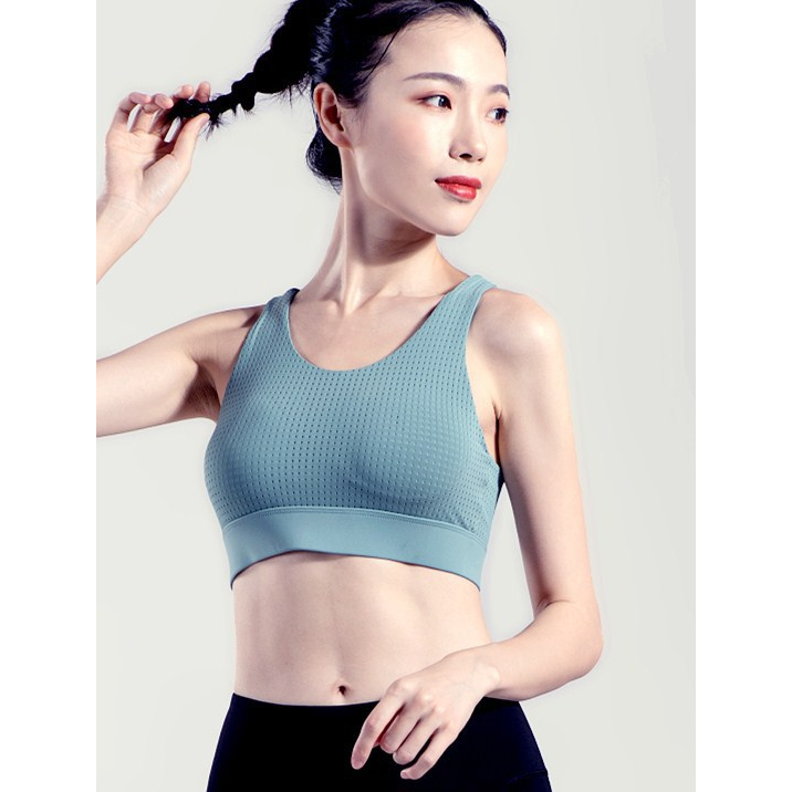 Bra nữ gym yoga lỗ kim cao cấp giúp nâng ngực tôn dáng cực xinh cho chị em gymmer