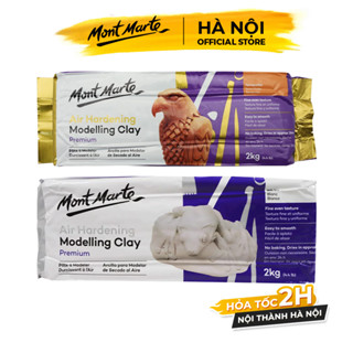 Đất Sét Tự Khô Mont Marte - Air Hardening Modelling Clay Mont Marte 2KG
