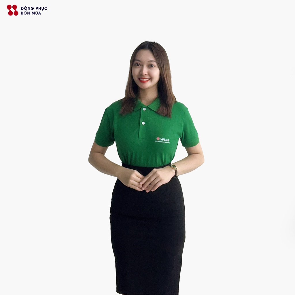 Áo thun polo Nhân Viên Ngân Hàng VP bank - Đồng Phục Sự Kiện Theo Yêu Cầu in ấn theo yêu cầu