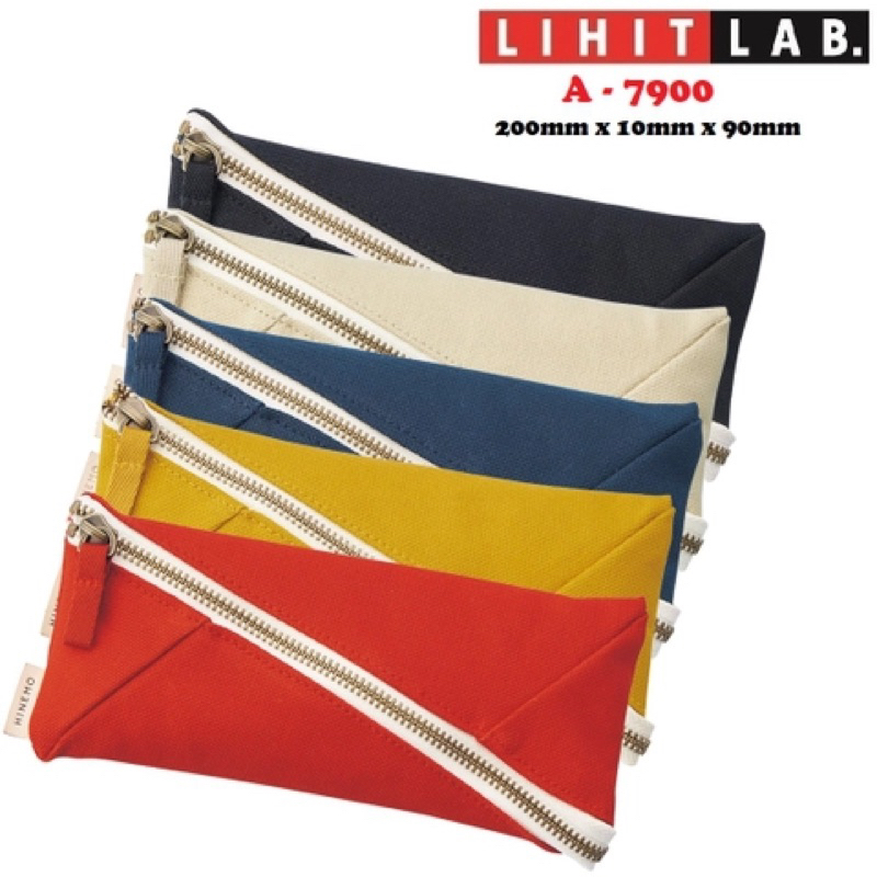 Túi vải đựng bút bút LIHIT LAB Hinemo Wide Open A7900